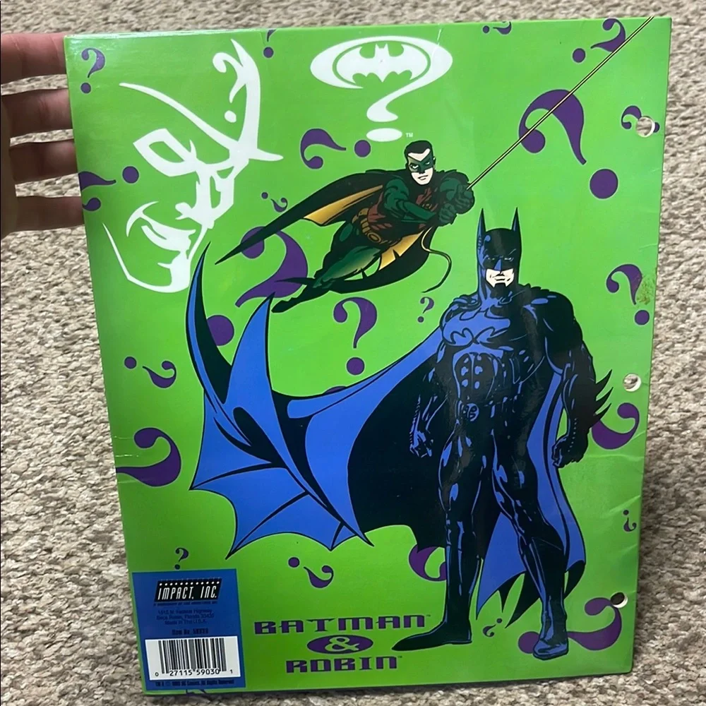DC Comics vibrant folder